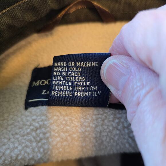 Moose Creek Shacket Men's XL Brown Canvas Fleece Lined Workwear Utility Heavy - Picture 8 of 11